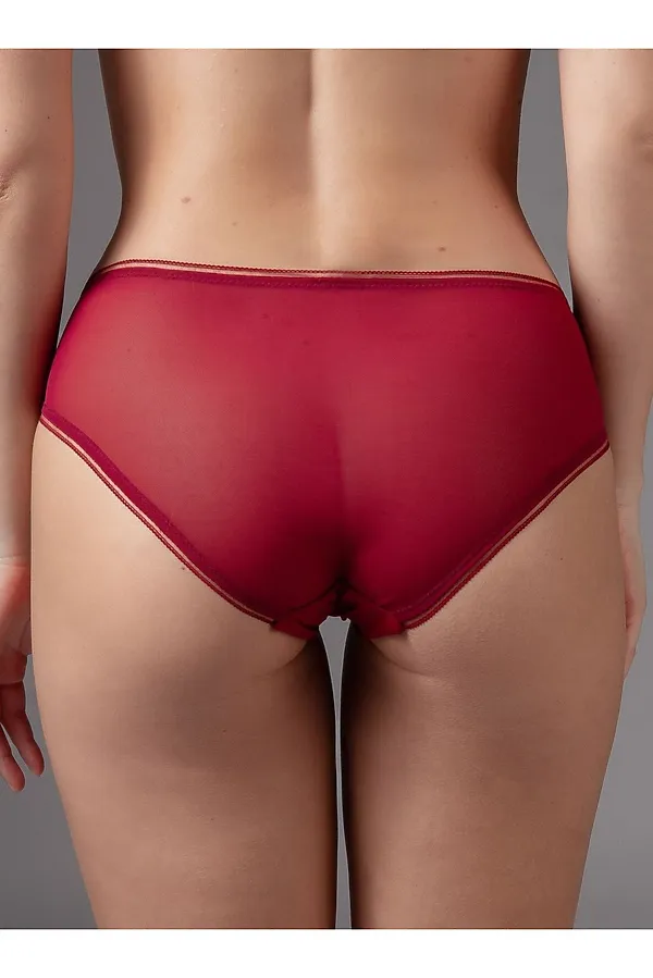 Бюстгальтер INDEFINI, бордовый - фото 2