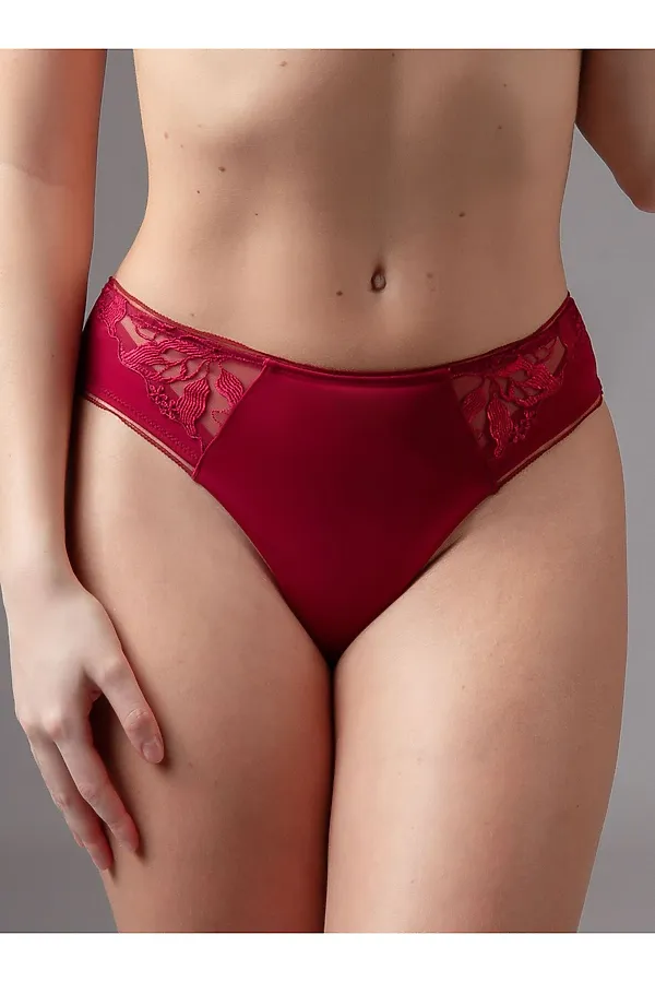 Бюстгальтер INDEFINI, бордовый - фото 2