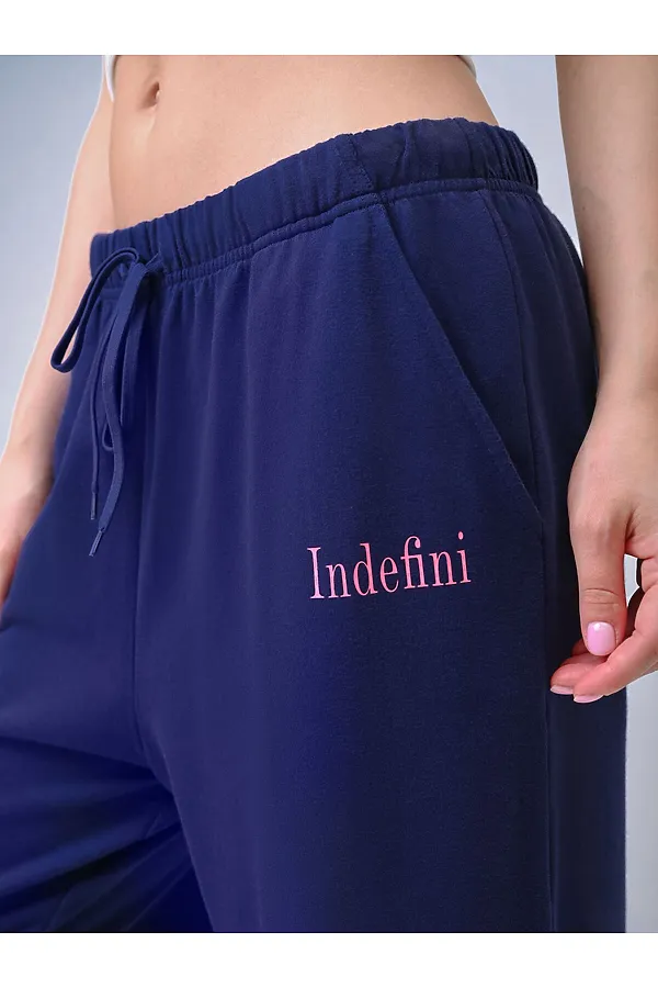 Брюки INDEFINI, синий - фото 2