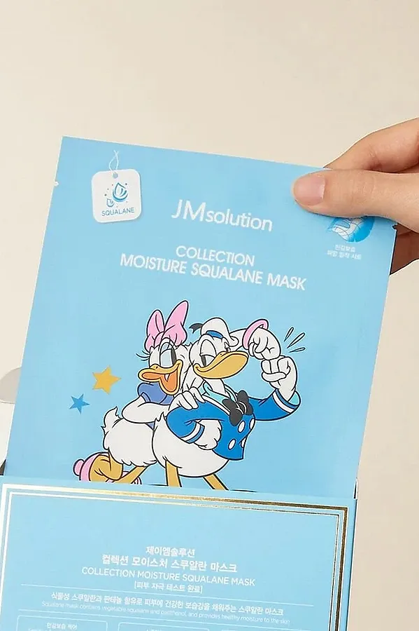 JMsolution Маска тканевая увлажняющая со скваланом / Disney Сollection Moisture Squalane Mask, 30 мл KRISTALLER, голубой - фото 2