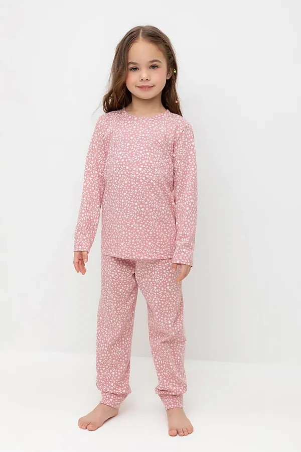 Пижама CROCKID, розовый зефир,цветочный узор - фото 2