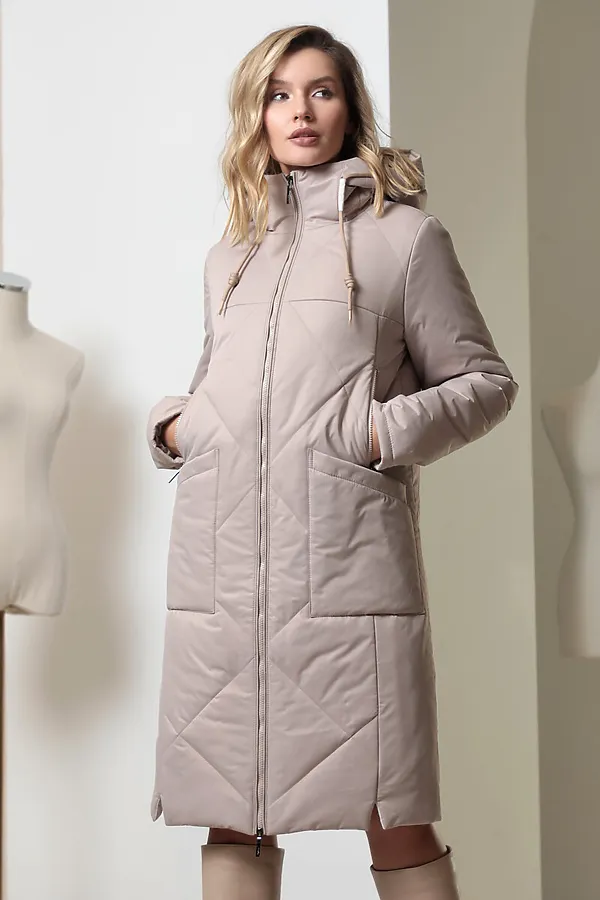 Пальто DIZZYWAY, бежевый - фото 2