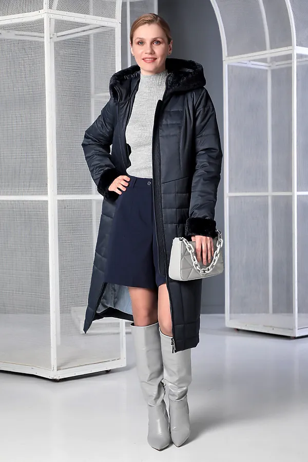 Пальто DIZZYWAY, т.синий - фото 2