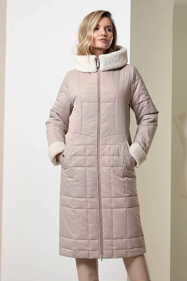 Пальто DIZZYWAY, бежевый - фото 2