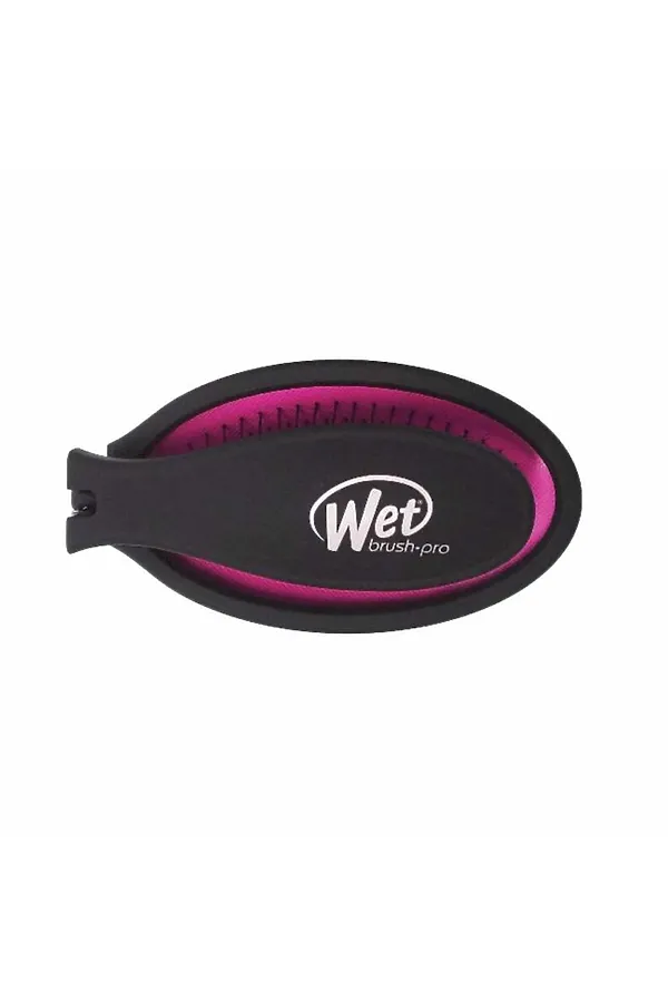 Wet Brush Расчёска массажная складная BWP824PINK Pop Fold Pink, черно-розовый KRISTALLER, розовый - фото 2