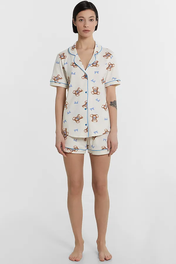 Пижама MARK FORMELLE, мишки на молочном - фото 2