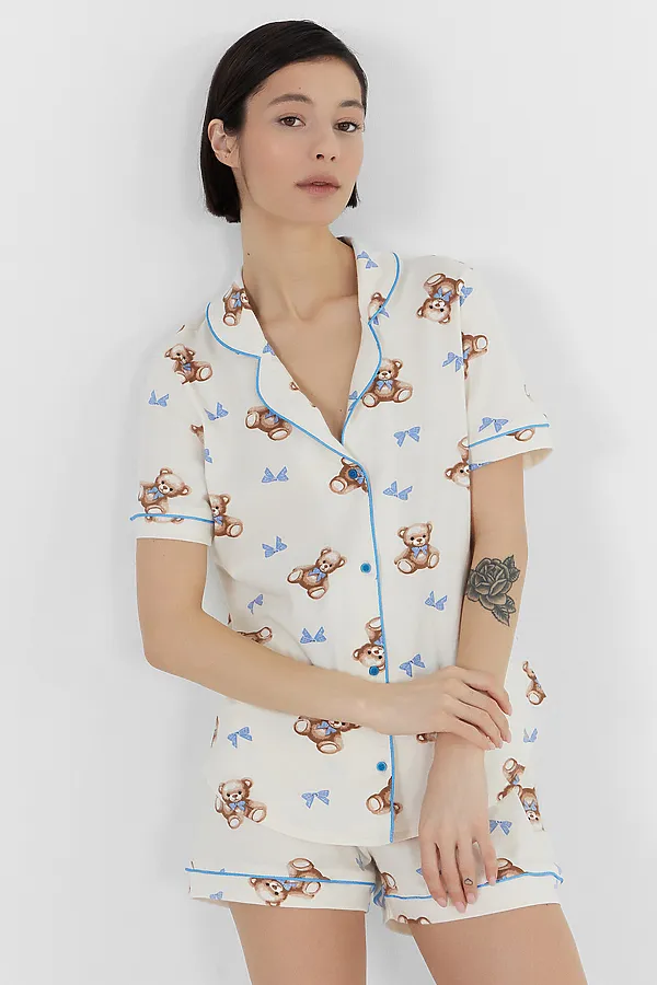 Пижама MARK FORMELLE, мишки на молочном - фото 2
