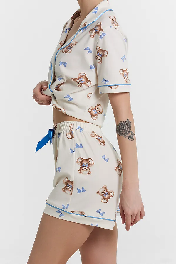 Пижама MARK FORMELLE, мишки на молочном - фото 2