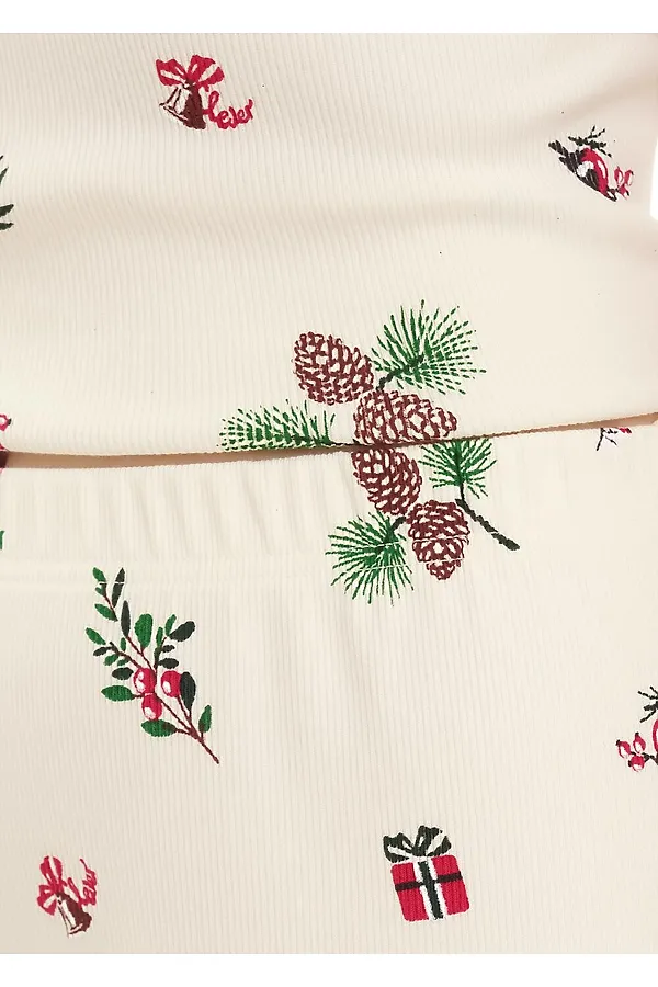 Пижама CLEVER, молочный/красный - фото 2