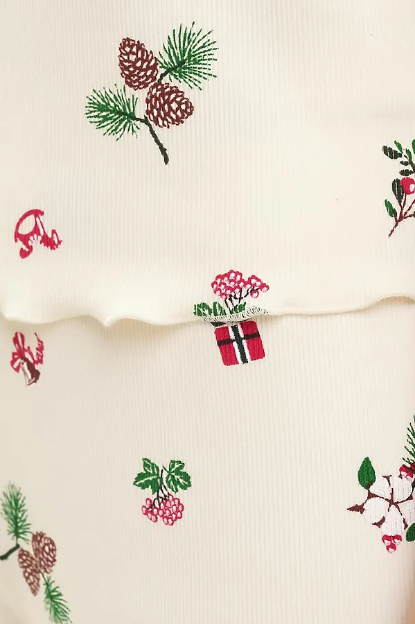 Пижама CLEVER, молочный/красный - фото 2