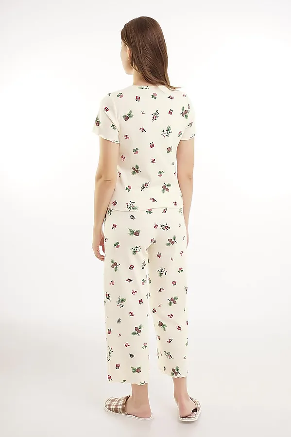 Пижама CLEVER, молочный/красный - фото 2