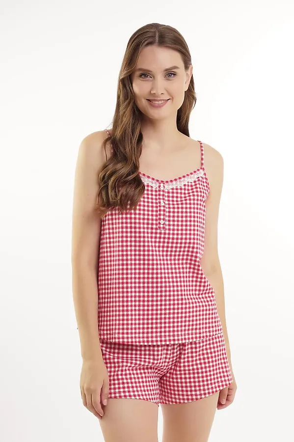 Пижама CLEVER, молочный/красный - фото 2