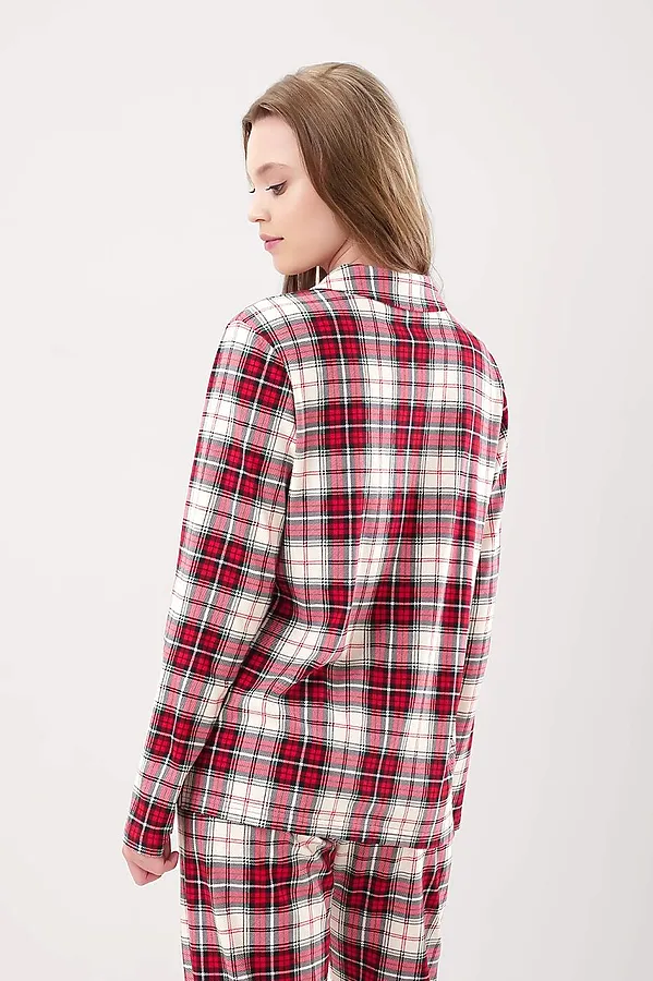 Пижама CLEVER, красный/молочный - фото 2