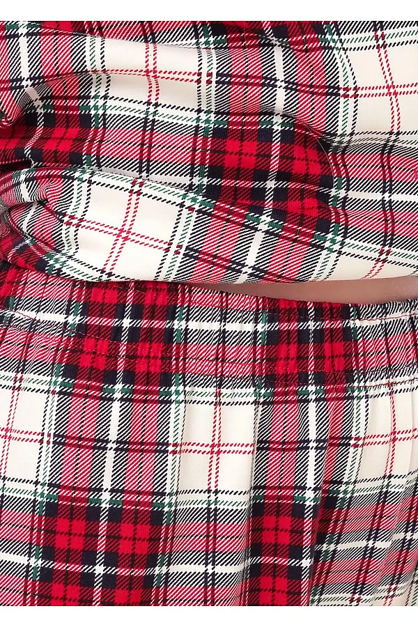 Пижама CLEVER, красный/молочный - фото 2