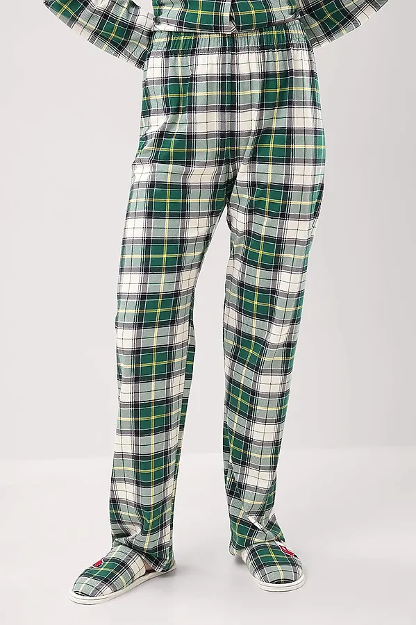 Пижама CLEVER, т.зелёный/молочный - фото 2