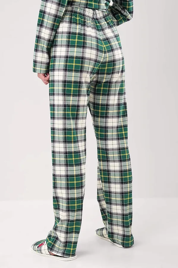 Пижама CLEVER, т.зелёный/молочный - фото 2