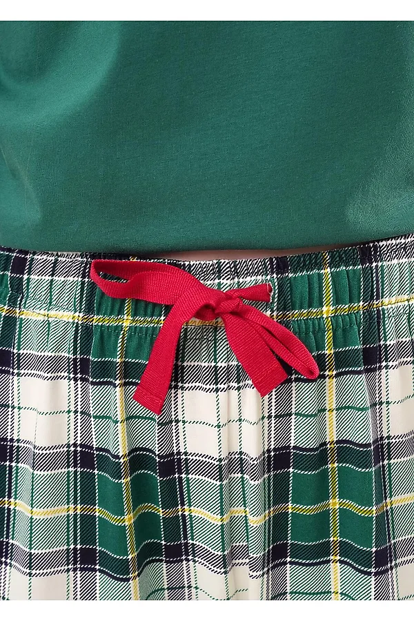 Пижама CLEVER, т.зелёный/молочный - фото 2