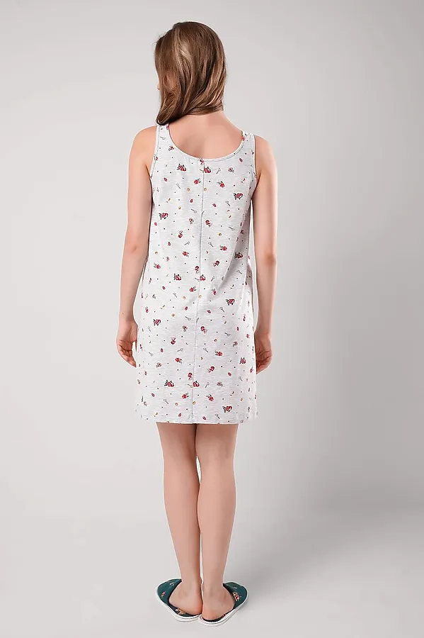 Сорочка CLEVER, меланж св.серый/красный - фото 2