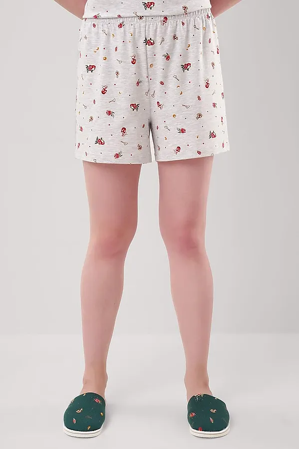 Пижама CLEVER, меланж св.серый/красный - фото 2