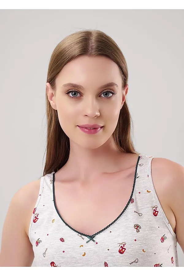 Пижама CLEVER, меланж св.серый/красный - фото 2