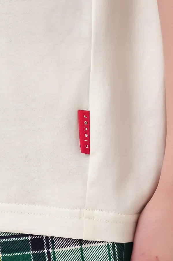 Пижама CLEVER, молочный/т.зелёный - фото 2