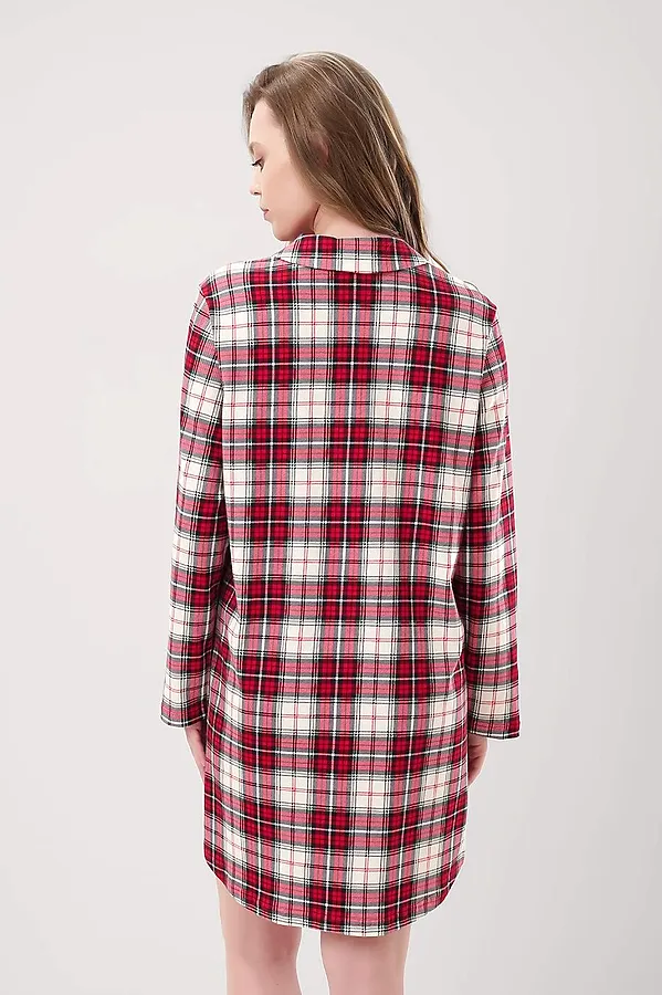 Платье CLEVER, красный/молочный - фото 2