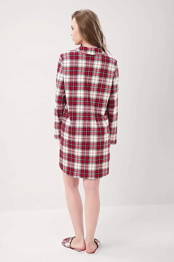 Платье CLEVER, красный/молочный - фото 2