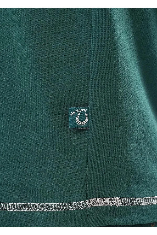 Пижама CLEVER, т.зелёный/красный - фото 2