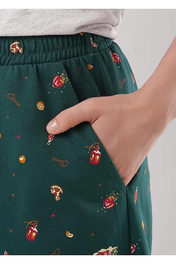 Пижама CLEVER, меланж св.серый/т.зелёный - фото 2