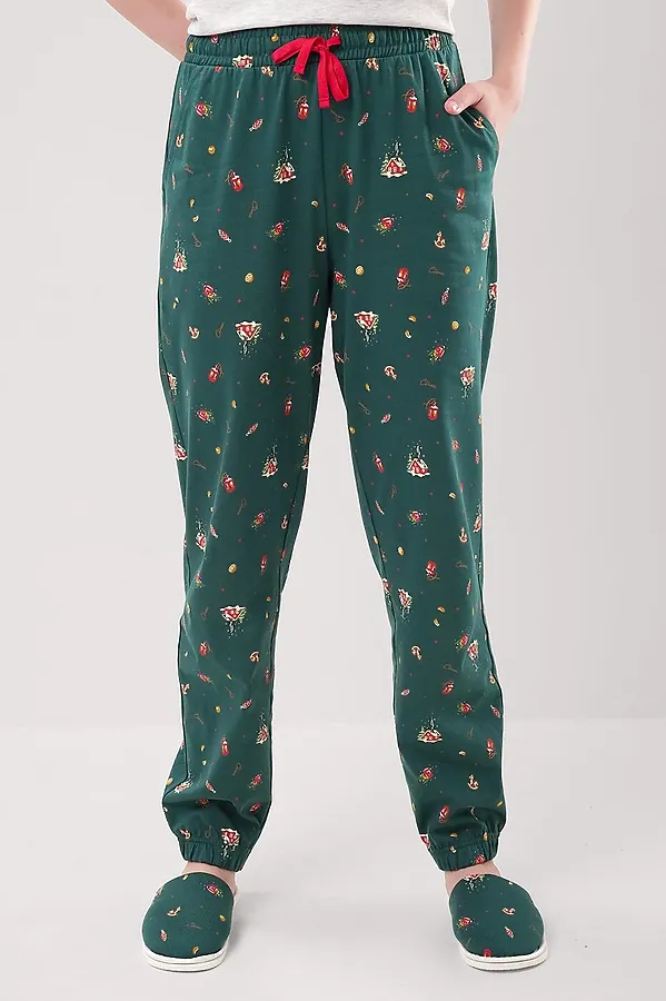 Пижама CLEVER, меланж св.серый/т.зелёный - фото 2