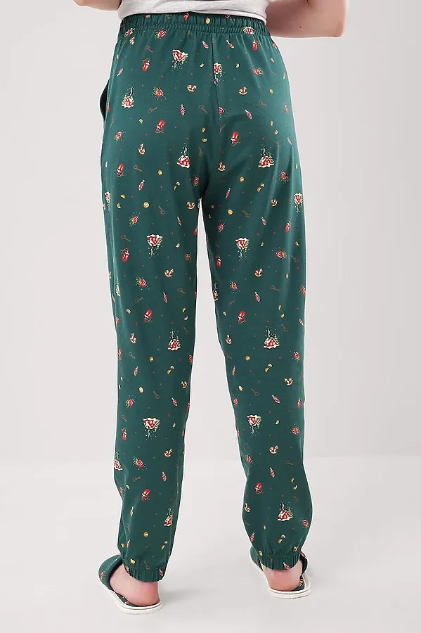 Пижама CLEVER, меланж св.серый/т.зелёный - фото 2