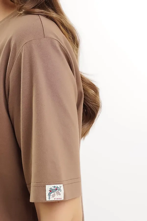 Пижама CLEVER, коричневый/молочный - фото 2