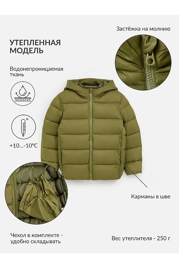 Куртка ACOOLA, хаки - фото 2