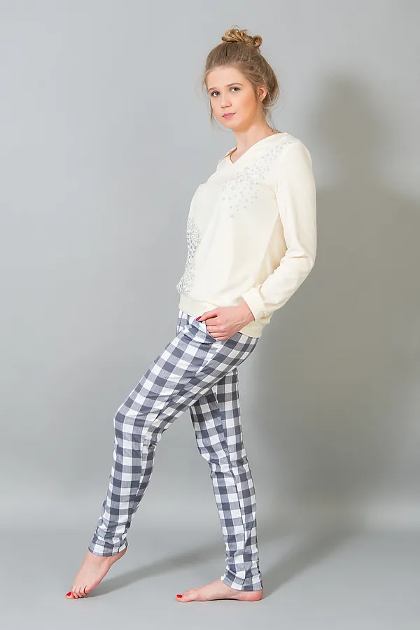 Костюм с брюками 184 НАТАЛИ, бежевый - фото 2