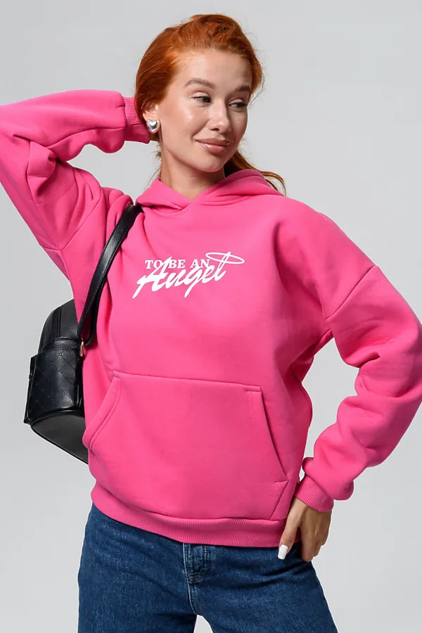 Толстовка 8578 НАТАЛИ, розовый +ангел - фото 2