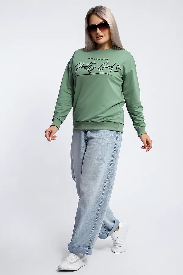 Толстовка 80048 НАТАЛИ, фисташка - фото 2