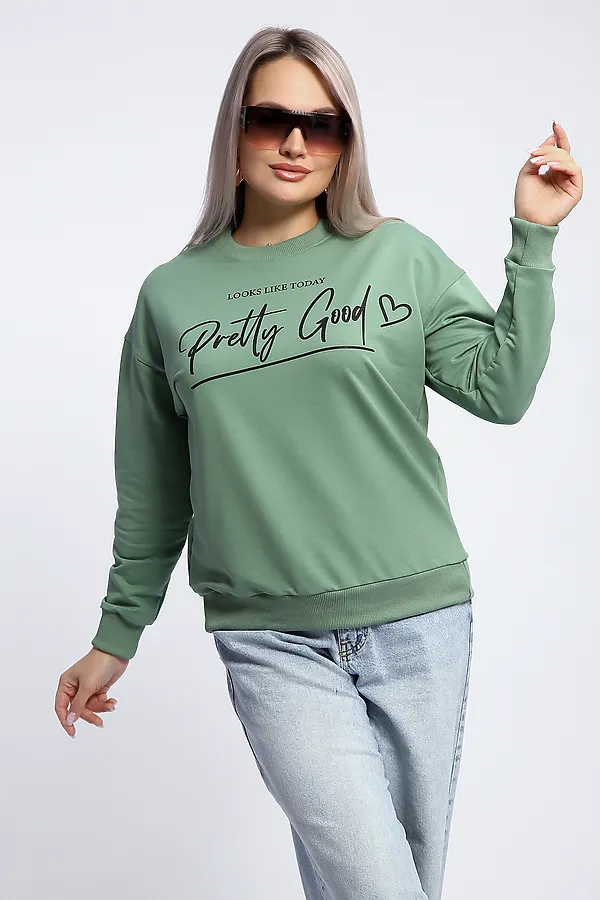 Толстовка 80048 НАТАЛИ, фисташка - фото 2