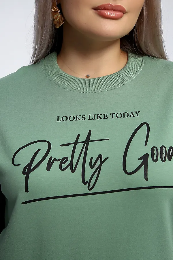 Толстовка 80048 НАТАЛИ, фисташка - фото 2