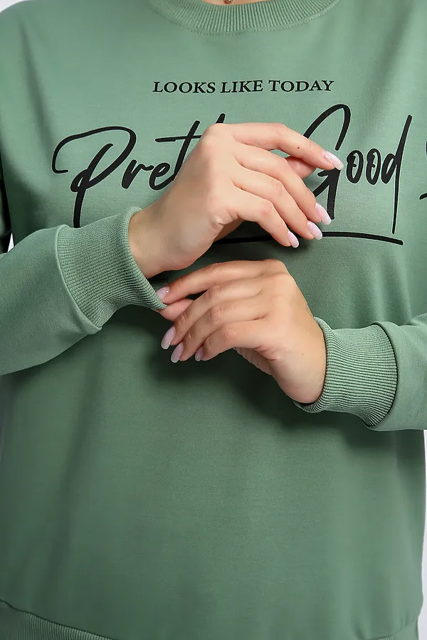 Толстовка 80048 НАТАЛИ, фисташка - фото 2