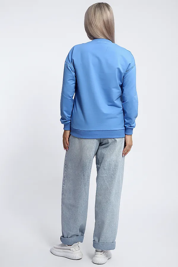 Толстовка 80048 НАТАЛИ, голубой - фото 2