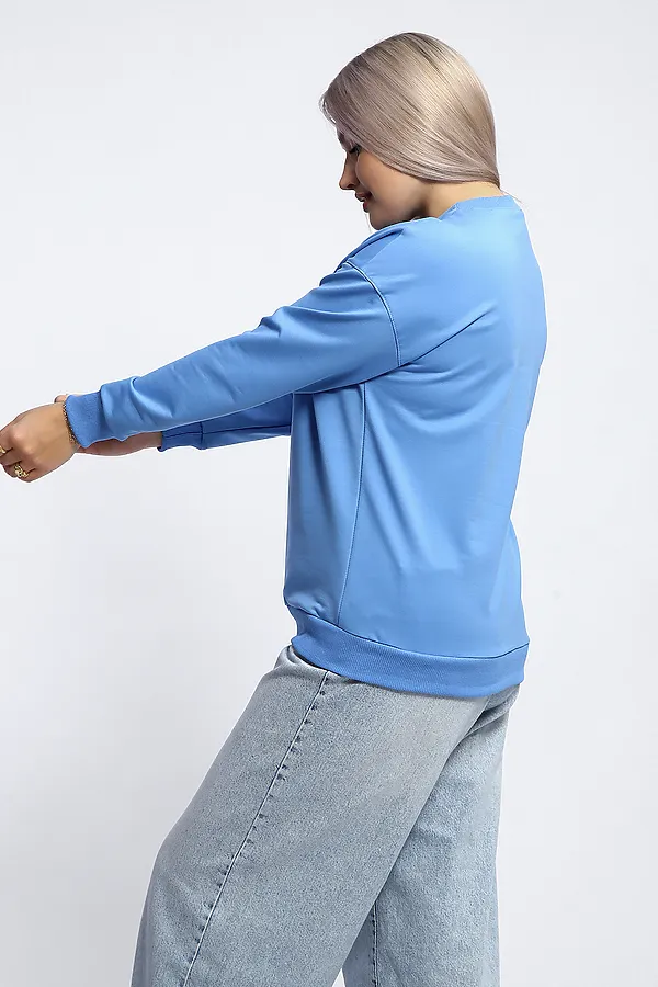 Толстовка 80048 НАТАЛИ, голубой - фото 2