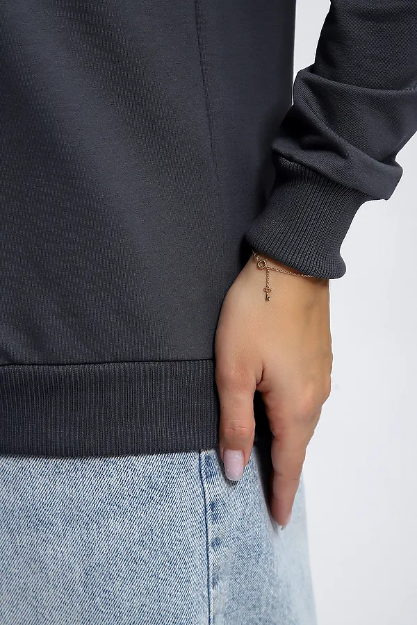 Толстовка 80048 НАТАЛИ, темно-серый - фото 2