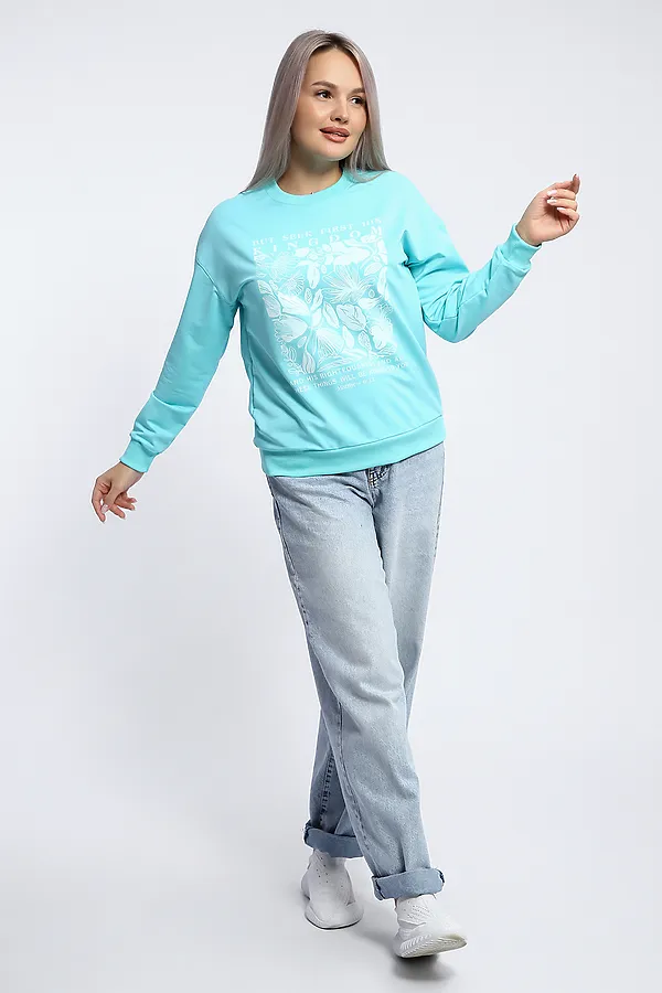 Толстовка 80047 НАТАЛИ, ментол - фото 2