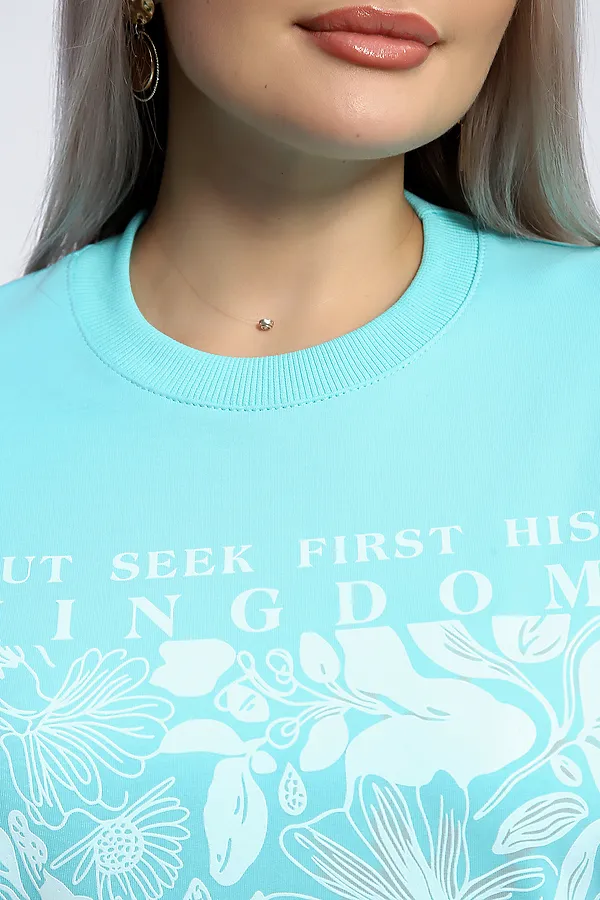 Толстовка 80047 НАТАЛИ, ментол - фото 2