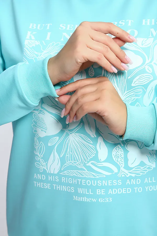 Толстовка 80047 НАТАЛИ, ментол - фото 2