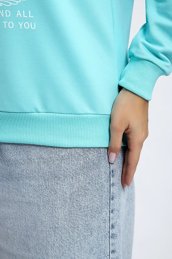 Толстовка 80047 НАТАЛИ, ментол - фото 2