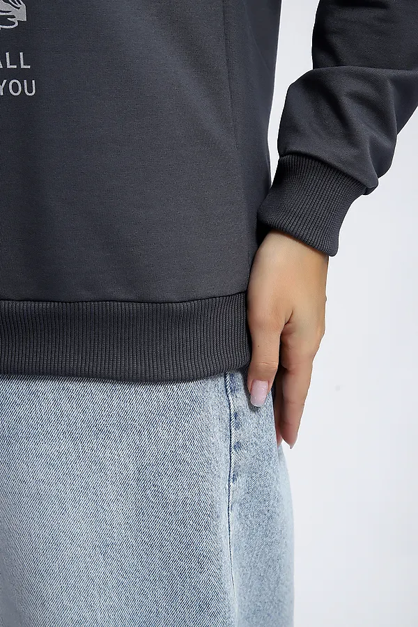 Толстовка 80047 НАТАЛИ, темно-серый - фото 2