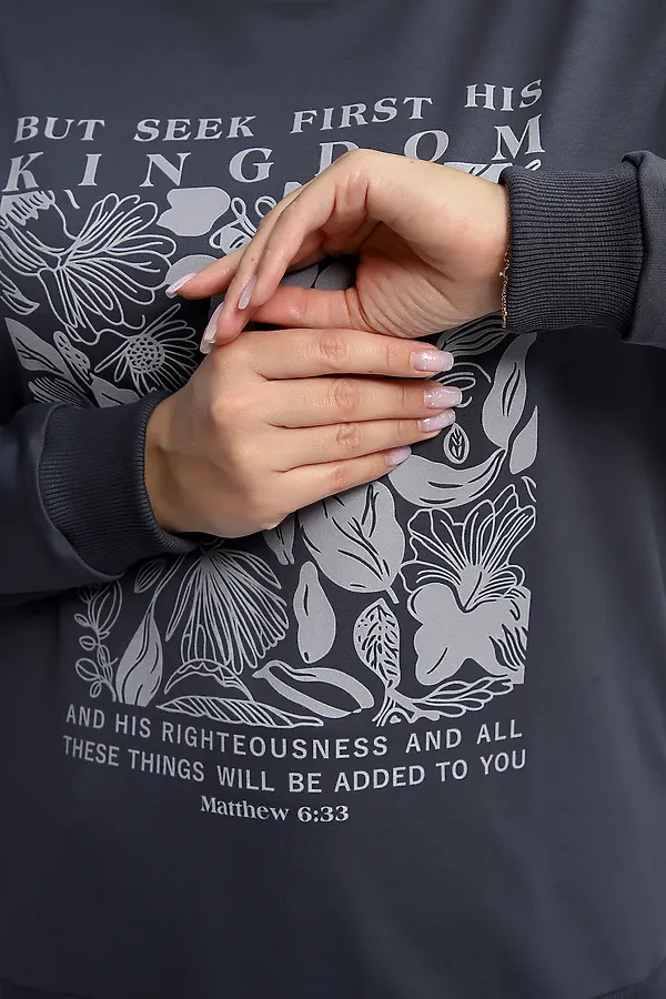 Толстовка 80047 НАТАЛИ, темно-серый - фото 2