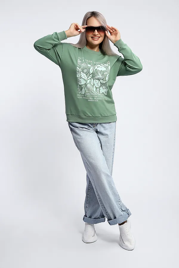 Толстовка 80047 НАТАЛИ, фисташка - фото 2