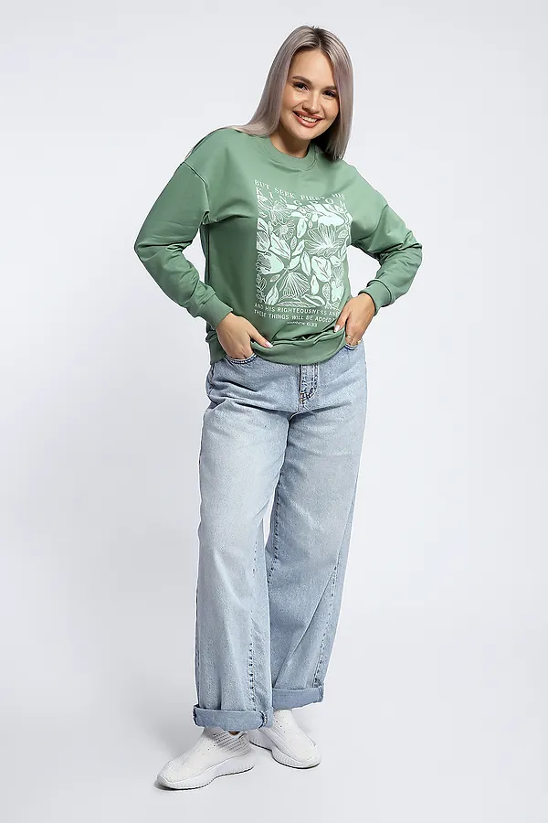 Толстовка 80047 НАТАЛИ, фисташка - фото 2